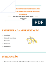 Apresentação - Estratégia de Melhoria Da Gestão de Agenda Após Implementação de Prontuário Esus-Ab - Relato de Experiência