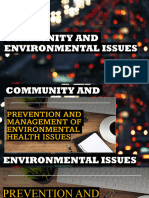 Prevention and Management of Environmental Health Issues 1