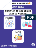 Easy Kill Chapters of PCM JEE