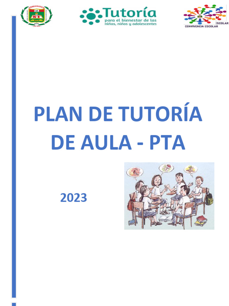 Plan de Tutoria de Aula 2023 - Formato Sugerido | PDF | Salón de clases ...