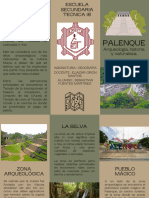 Folleto tríptico Palenque Chiapas arqueologia historia y naturaleza con fotos simple verde (1)