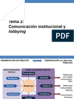2 Comunicación Institucional y Lobbying 2023