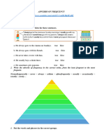 ADVERBS OF FREQUENCY- GRUPAL- PRIMERO BACHILLERATO- 2021-2022