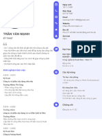 CV - Mạnh Trần Văn1710466535435