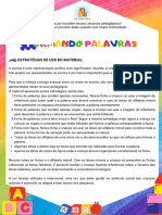 FORMANDO PALAVRAS