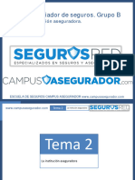 Curso de Mediador de Seguros GRUPO B - Módulo I - Tema 2. La Institución Aseguradora