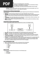 Unit 1 DATA COMMUNICATION AND PROTOCOL STANDARD