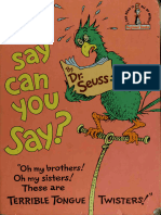 Oh Say Can You Say by Dr. Seuss