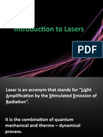 Lasers Introduction ND YAG