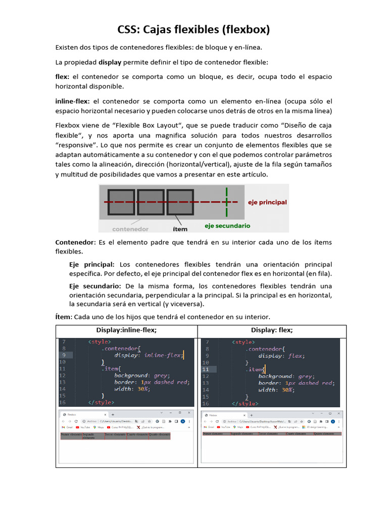 Clase10 Flex | PDF | Métodos y materiales de enseñanza | Informática