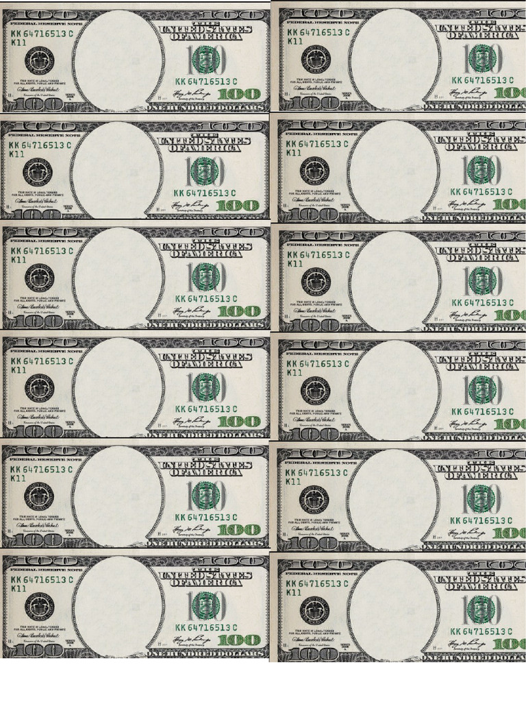 Billete Dolar | PDF