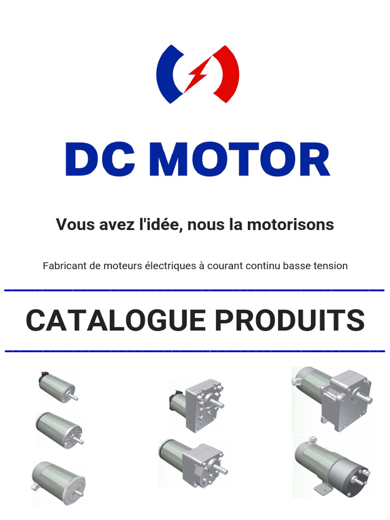 Catalogue Moteurs Électriques DC MOTOR | PDF | Affaires | Ordinateurs