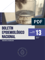 Boletín Epidemiológico 698: último reporte de casos de dengue