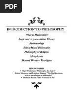 Introduction To Philosophy