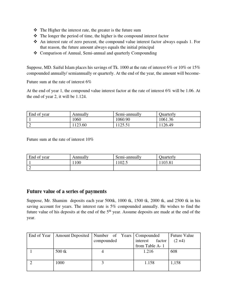 Basic Concepts of Finance | PDF | Interest | Interest Rates