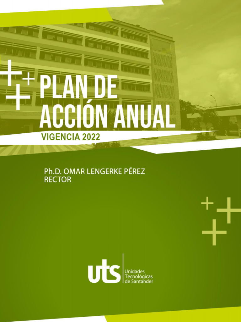 Plan de Acción 2022 UTS Santander | PDF | Iniciativa empresarial ...
