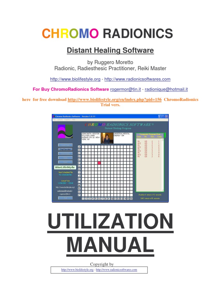 Free Radionic Software Download