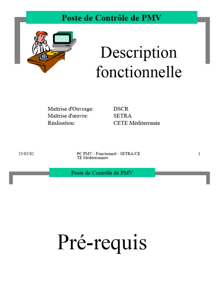 Poste de Contrôle de PMV Fonctionnel | PDF | PC compatibles IBM ...