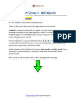 Free PDF Long and Short Vowels