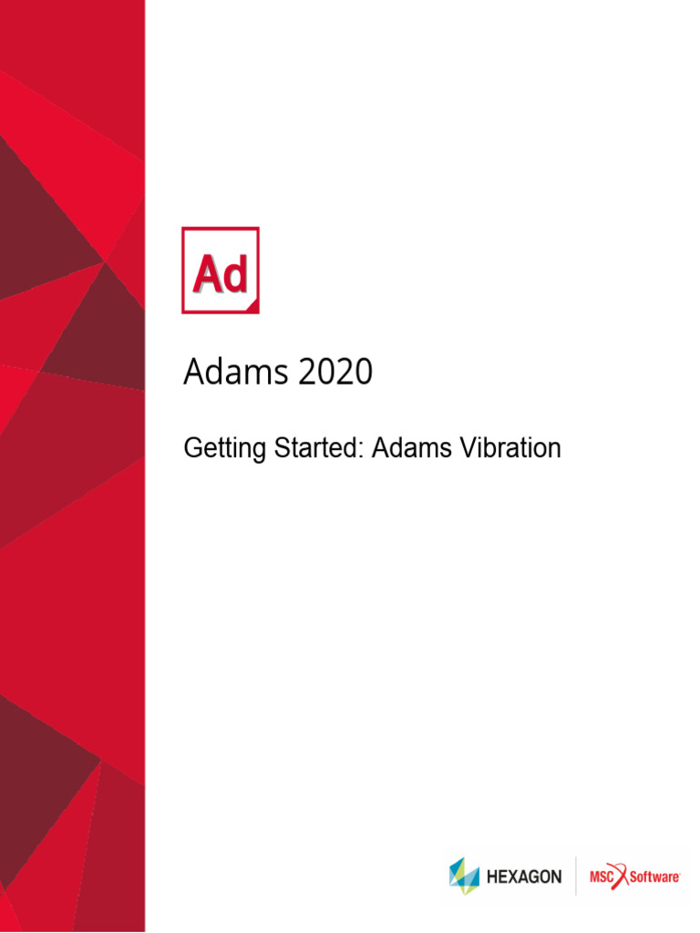 Adams 2020 Getting Started Using Adams Vibration | PDF | Spectral Density