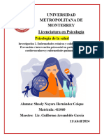 Investigación 2 psicologia de la salud. Enfermedades crónicas