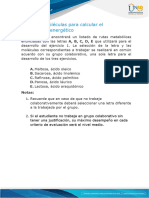 Anexo 3 - Moléculas para Calcular El Rendimiento Energético