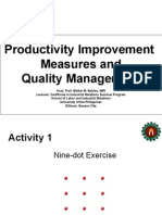 Productivity Improvement Measures and Quality Management