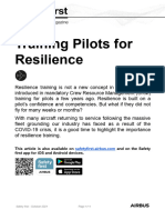 Training Pilots for Resilience