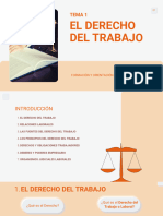 FOL PP T1 El Derecho Del Trabajo