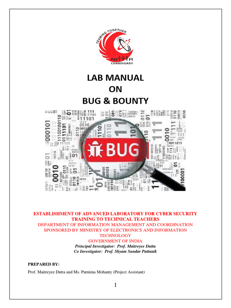 Lab Manual On Bug Bounty Pdf Computer Security Security