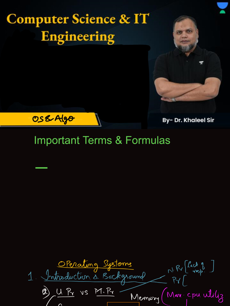 OS and ALGO Formula Series | PDF