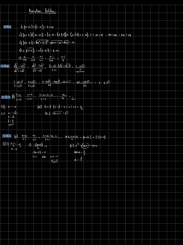 Math Übungen Höhere Mathematik | PDF