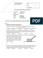 Soal Fisika Dasar