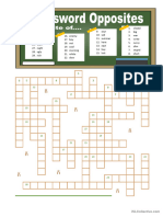 Crossword Opposites