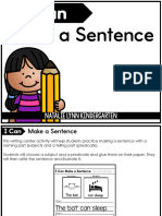 Make A Sentence FREEBIE