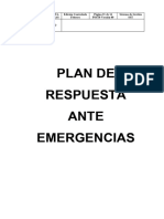 Editar Plan de Respuesta Ante Emergencias