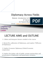 Lecture 9 - Diplomacy Across Fields
