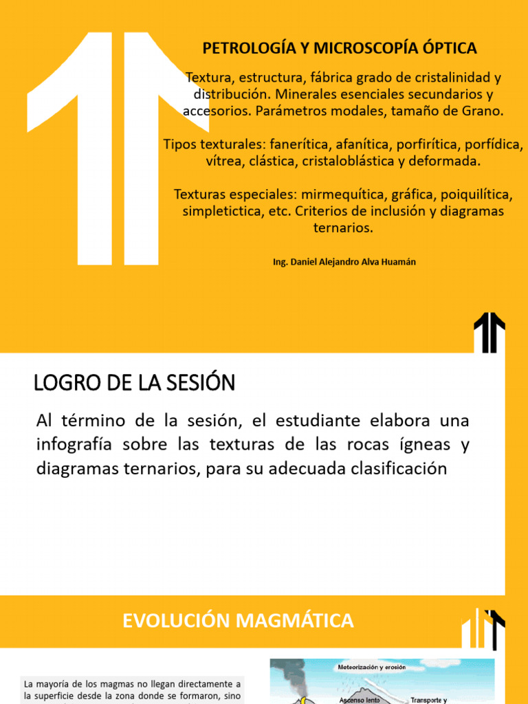 Texturas de Rocas Ígneas: Equigranular y Mirmequítica | PDF | Magma ...