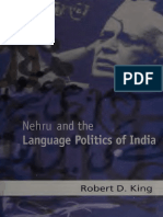 Robert Desmond King, Nehru and the Language Politics of India