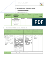 SESION DE APRENDIZAJE 09 Noviembre Matemàtica