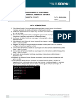 Lista de Exercicios 01