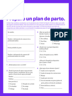 Birth Plan Sheet COVID