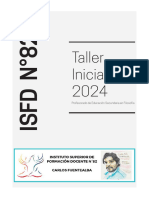 Cuadernillo Taller Inicial 2024 ISFD 82 Filosofía