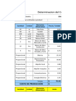 Determinacion de Costos