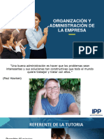 Organización Y Administración de La Empresa