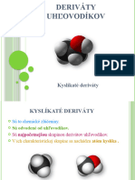 Kyslíkaté Deriváty 1. Časť