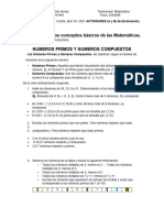 Actividad  matematicas