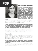 Atividade de Artes Tarsila Do Amaral 3º Ano | PDF