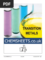 Chemsheets-A2-Transition-Metals Workbook