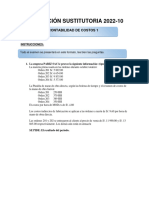 Examen Final - Contabilidad de Costos 1